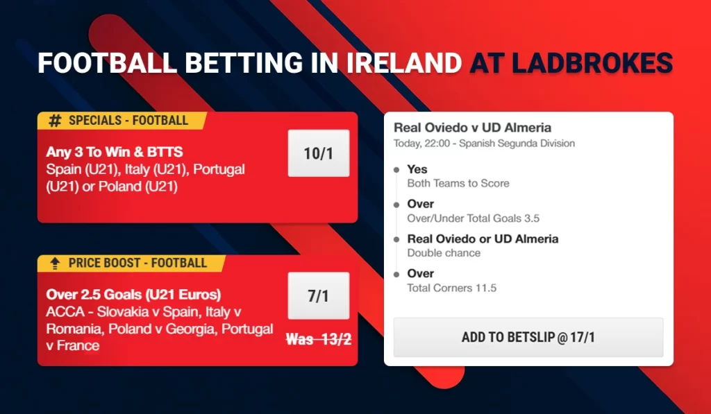 Ladbrokes Football Betting in Ireland